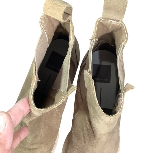 Dolce Vita Halina Chunky Platform Boots Suede Leather - Picture 6 of 8